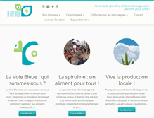 Tablet Screenshot of la-voie-bleue.org